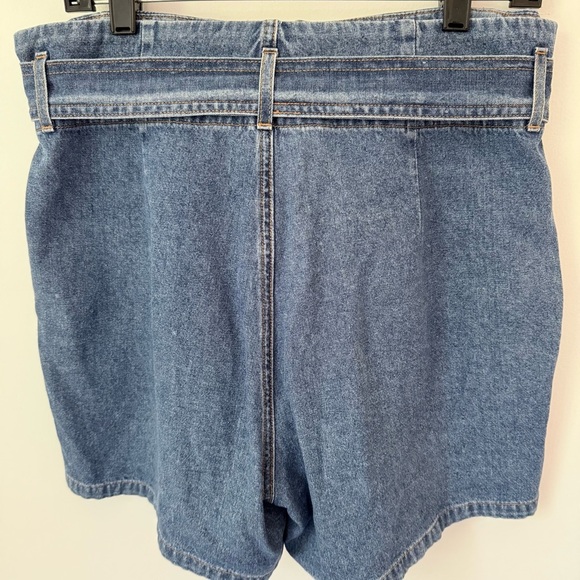 OVERLOVER Denim Tie Waist Jean Shorts M - Picture 8 of 13